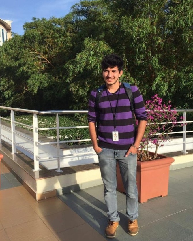 Me at the Infosys Mysore campus, 2016